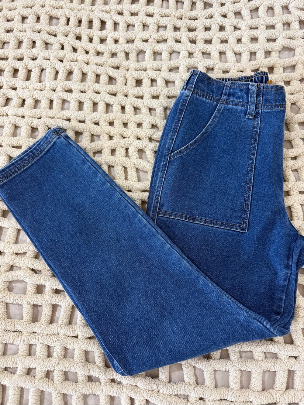 Flexy Fit Women’s Jeans in Deep Blue Denim #0114